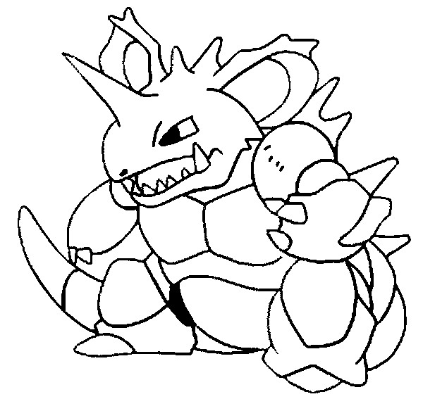 Dessin à colorier: Pokemon (Dessins Animés) #24752 - Coloriages à Imprimer Gratuits