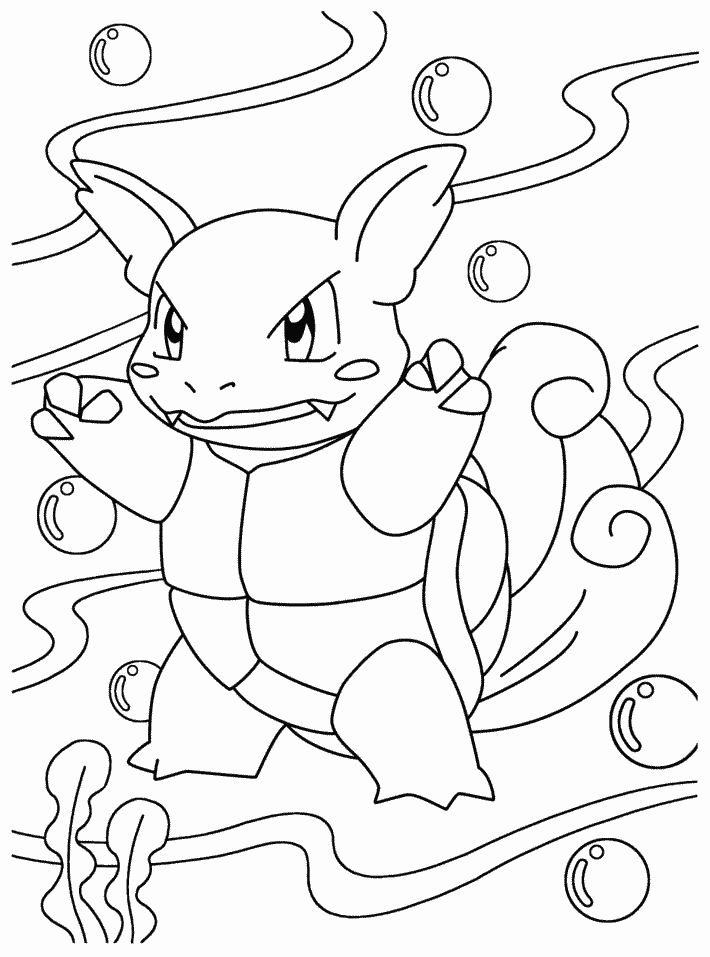 Dessin à colorier: Pokemon (Dessins Animés) #24789 - Coloriages à Imprimer Gratuits