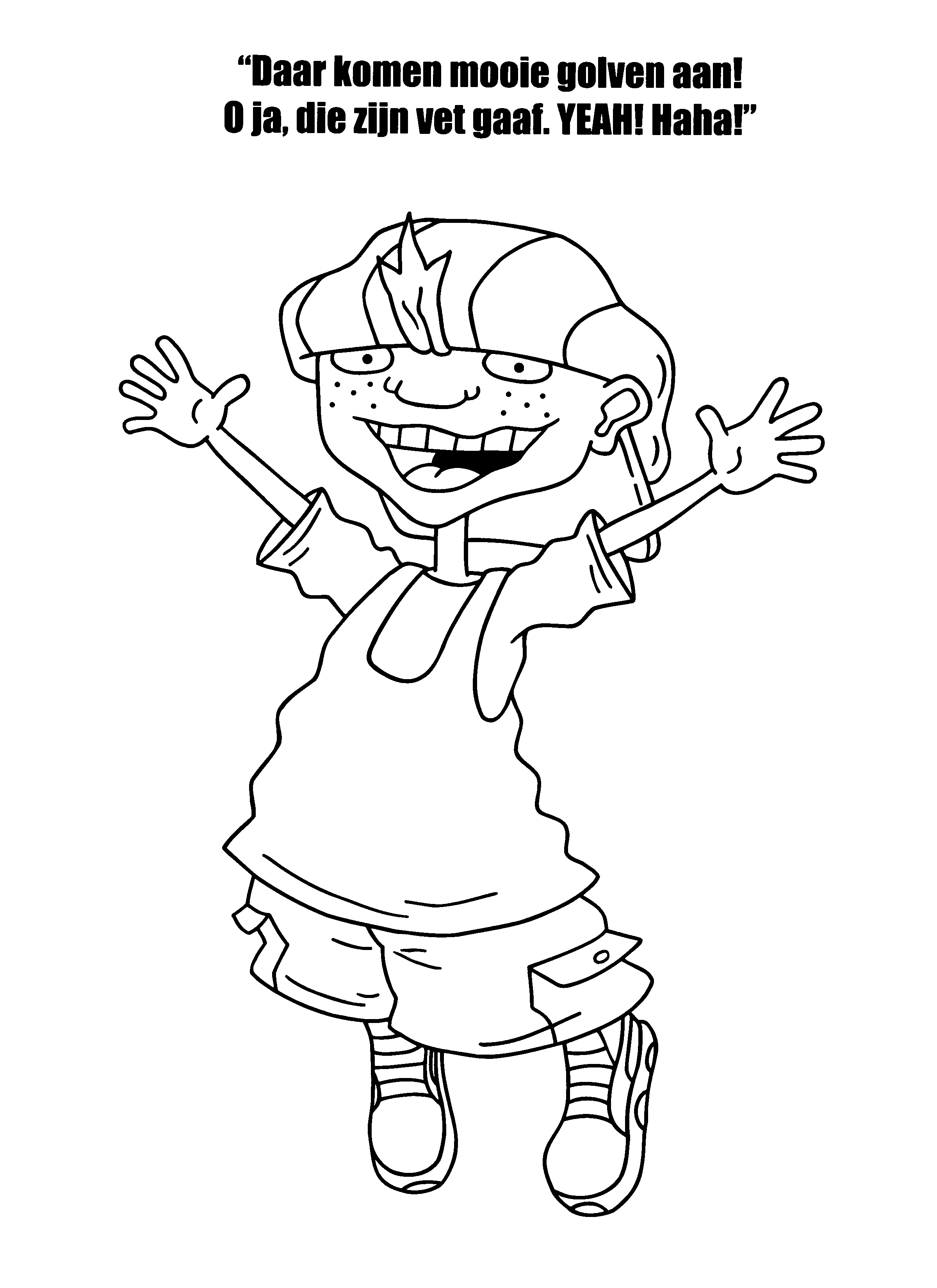 Dessin à colorier: Rocket Power (Dessins Animés) #52235 - Coloriages à Imprimer Gratuits