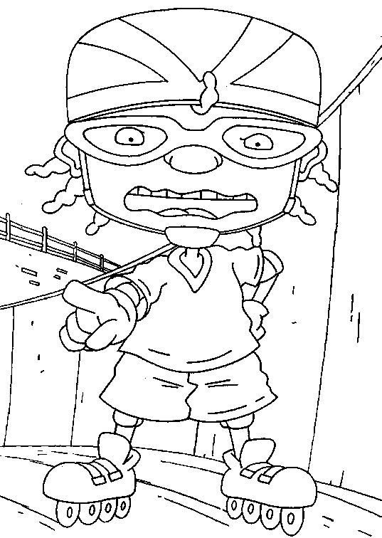 Dessin à colorier: Rocket Power (Dessins Animés) #52236 - Coloriages à Imprimer Gratuits