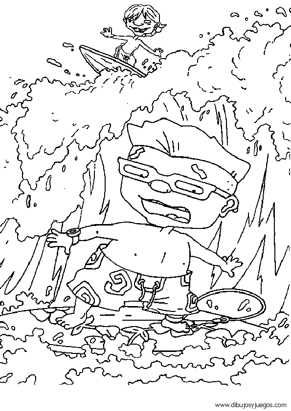 Dessin à colorier: Rocket Power (Dessins Animés) #52685 - Coloriages à Imprimer Gratuits