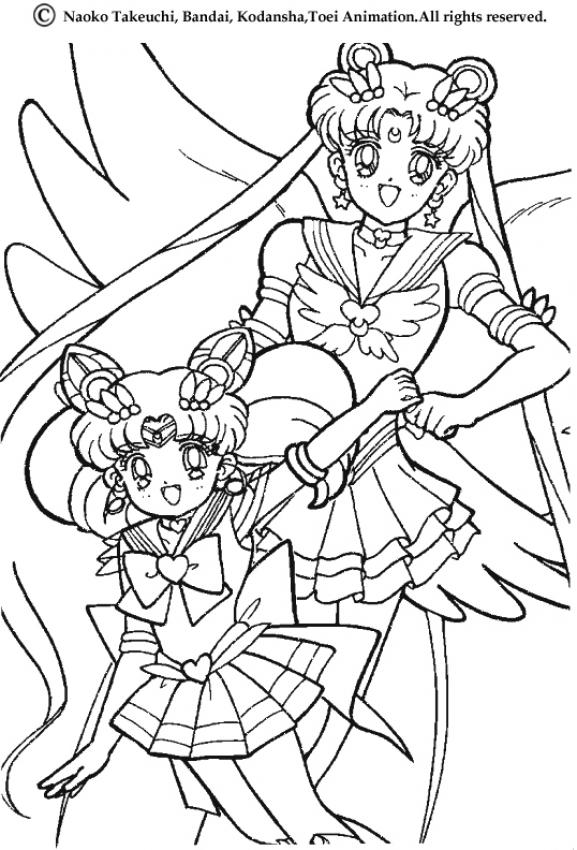 Dessin à colorier: Sailor Moon (Dessins Animés) #50244 - Coloriages à Imprimer Gratuits