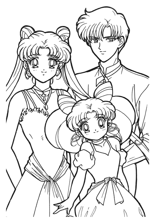 Dessin à colorier: Sailor Moon (Dessins Animés) #50288 - Coloriages à Imprimer Gratuits