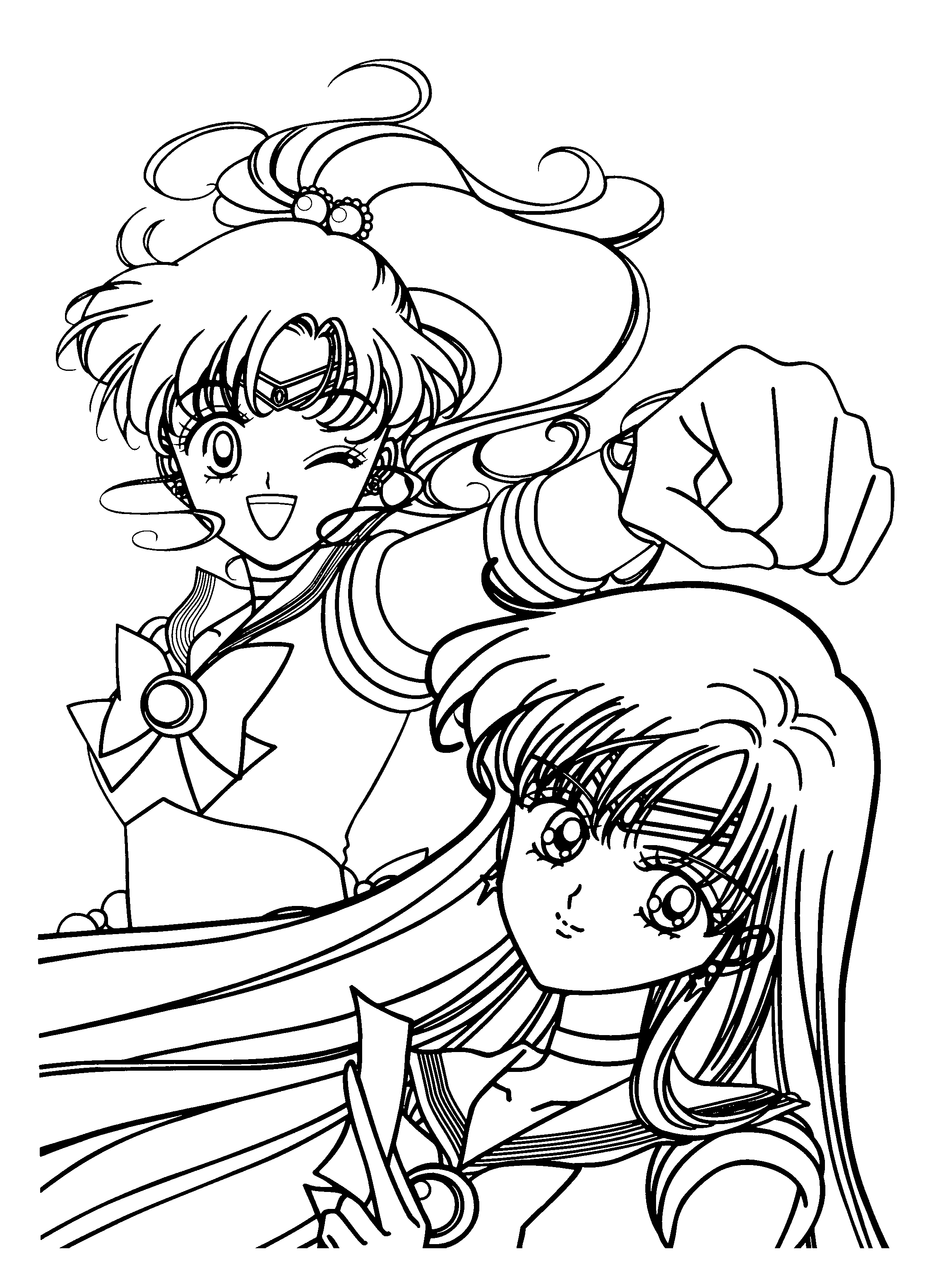 Dessin à colorier: Sailor Moon (Dessins Animés) #50290 - Coloriages à Imprimer Gratuits
