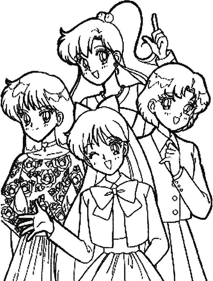 Dessin à colorier: Sailor Moon (Dessins Animés) #50342 - Coloriages à Imprimer Gratuits