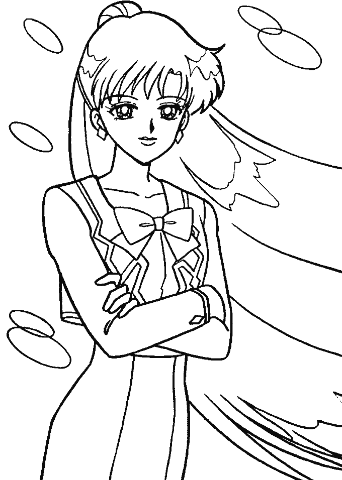 Dessin à colorier: Sailor Moon (Dessins Animés) #50364 - Coloriages à Imprimer Gratuits