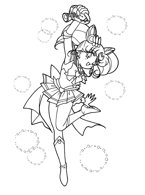 Dessin à colorier: Sailor Moon (Dessins Animés) #50385 - Coloriages à Imprimer Gratuits