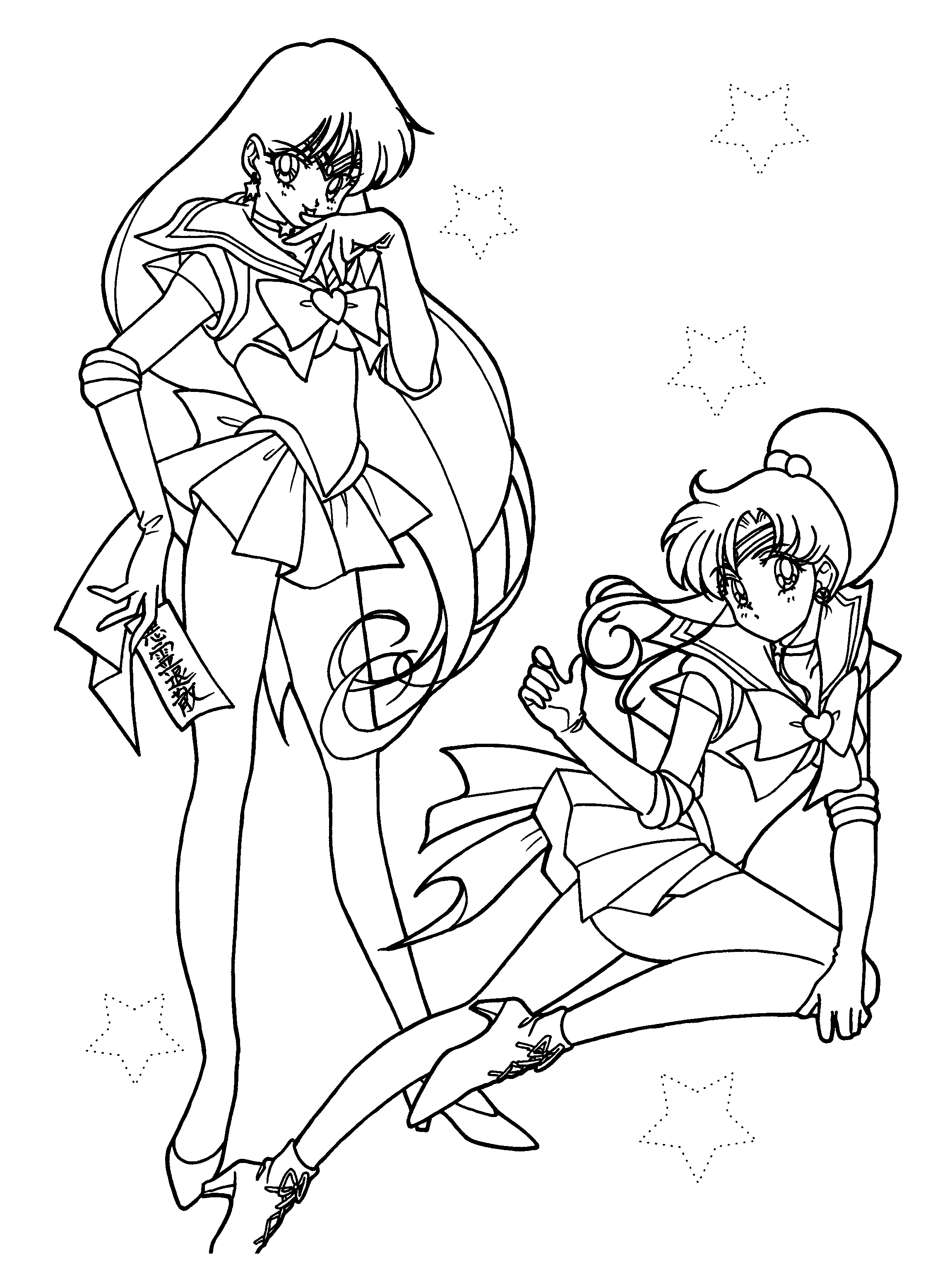 Dessin à colorier: Sailor Moon (Dessins Animés) #50404 - Coloriages à Imprimer Gratuits