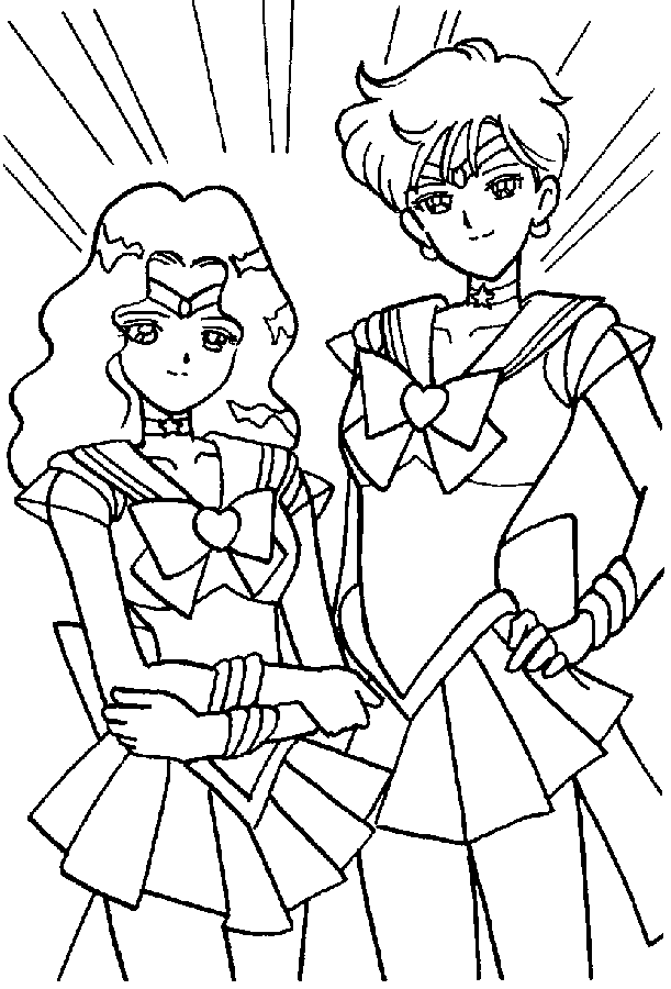 Dessin à colorier: Sailor Moon (Dessins Animés) #50409 - Coloriages à Imprimer Gratuits