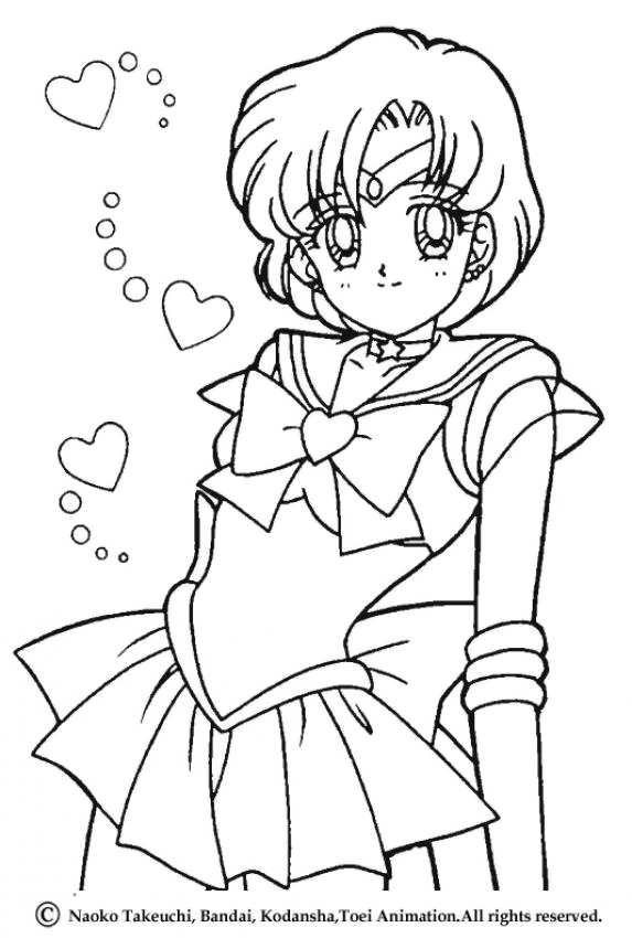 Dessin à colorier: Sailor Moon (Dessins Animés) #50420 - Coloriages à Imprimer Gratuits