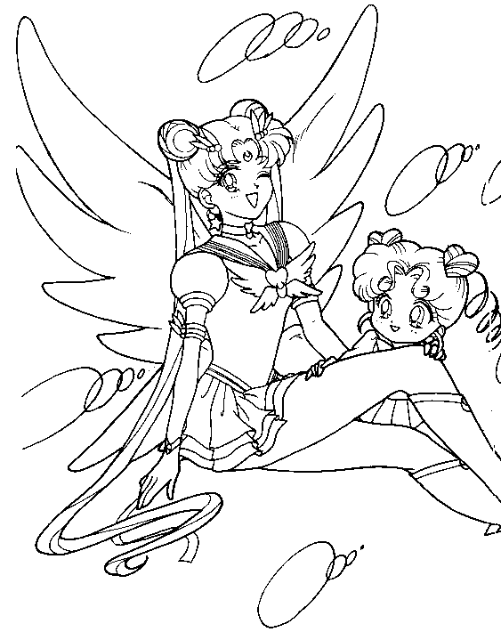 Dessin à colorier: Sailor Moon (Dessins Animés) #50429 - Coloriages à Imprimer Gratuits