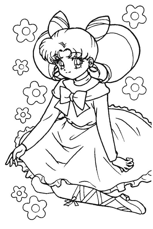 Dessin à colorier: Sailor Moon (Dessins Animés) #50447 - Coloriages à Imprimer Gratuits