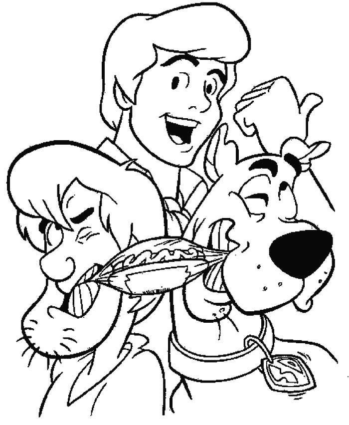 Dessin à colorier: Scooby doo (Dessins Animés) #31332 - Coloriages à Imprimer Gratuits