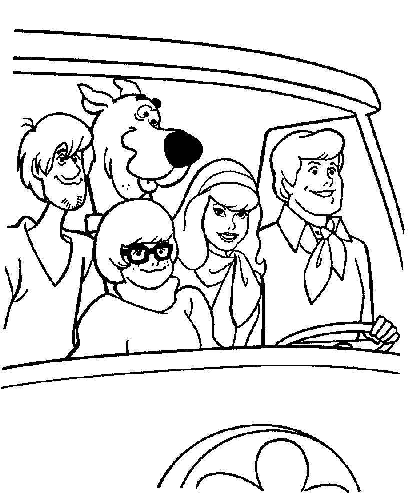 Dessin à colorier: Scooby doo (Dessins Animés) #31351 - Coloriages à Imprimer Gratuits