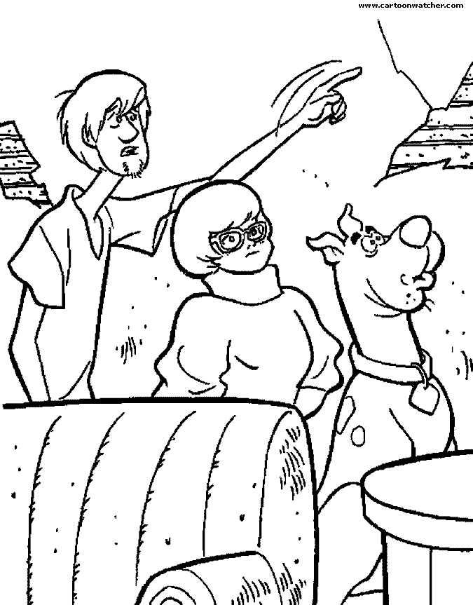 Dessin à colorier: Scooby doo (Dessins Animés) #31360 - Coloriages à Imprimer Gratuits