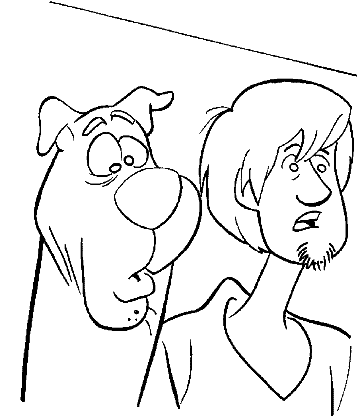 Dessin à colorier: Scooby doo (Dessins Animés) #31372 - Coloriages à Imprimer Gratuits