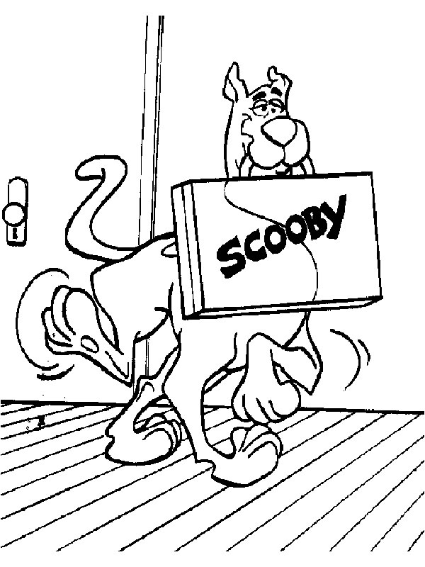 Dessin à colorier: Scooby doo (Dessins Animés) #31400 - Coloriages à Imprimer Gratuits