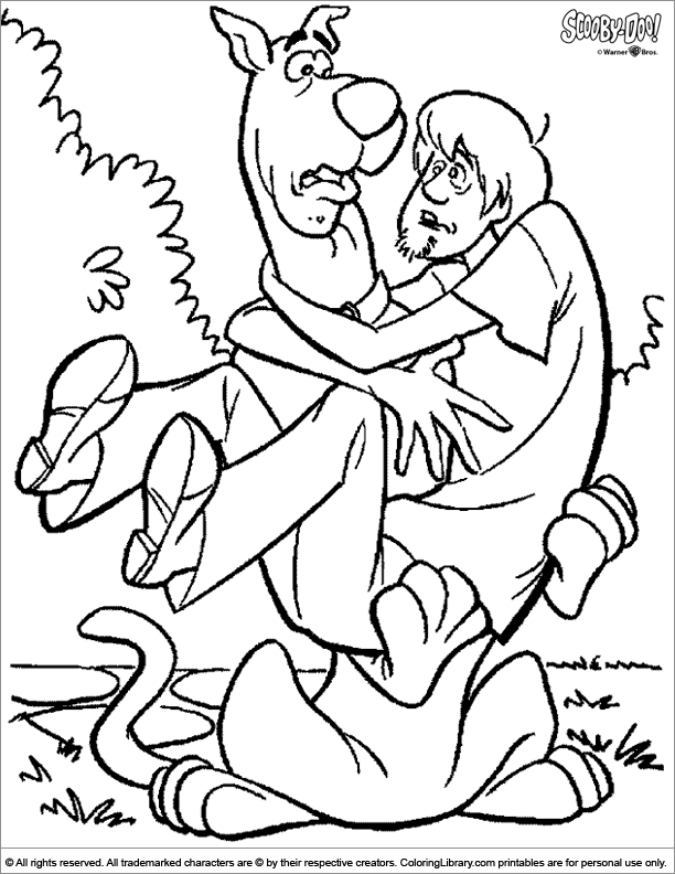 Dessin à colorier: Scooby doo (Dessins Animés) #31417 - Coloriages à Imprimer Gratuits