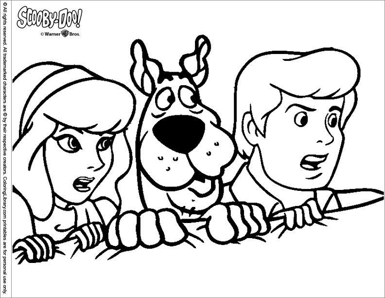 Dessin à colorier: Scooby doo (Dessins Animés) #31421 - Coloriages à Imprimer Gratuits