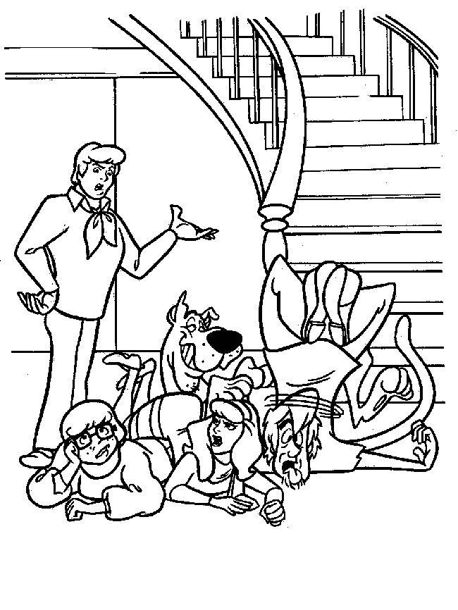 Dessin à colorier: Scooby doo (Dessins Animés) #31435 - Coloriages à Imprimer Gratuits