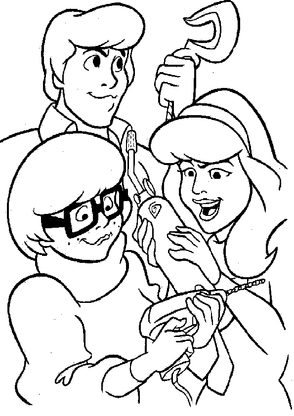 Dessin à colorier: Scooby doo (Dessins Animés) #31444 - Coloriages à Imprimer Gratuits