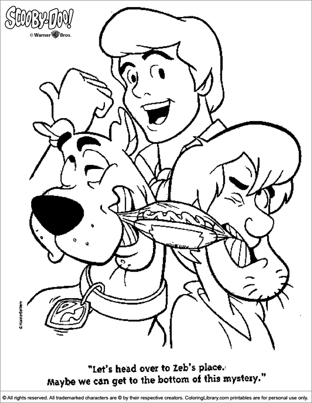 Dessin à colorier: Scooby doo (Dessins Animés) #31471 - Coloriages à Imprimer Gratuits