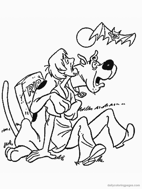 Dessin à colorier: Scooby doo (Dessins Animés) #31474 - Coloriages à Imprimer Gratuits