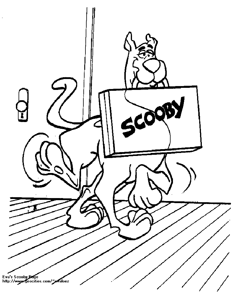 Dessin à colorier: Scooby doo (Dessins Animés) #31478 - Coloriages à Imprimer Gratuits