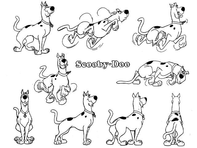 Dessin à colorier: Scooby doo (Dessins Animés) #31483 - Coloriages à Imprimer Gratuits