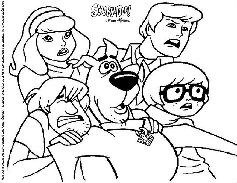 Dessin à colorier: Scooby doo (Dessins Animés) #31496 - Coloriages à Imprimer Gratuits