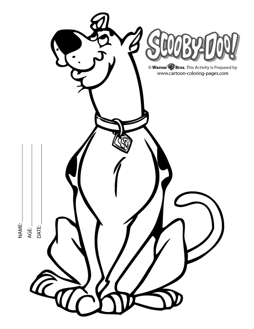 Dessin à colorier: Scooby doo (Dessins Animés) #31511 - Coloriages à Imprimer Gratuits