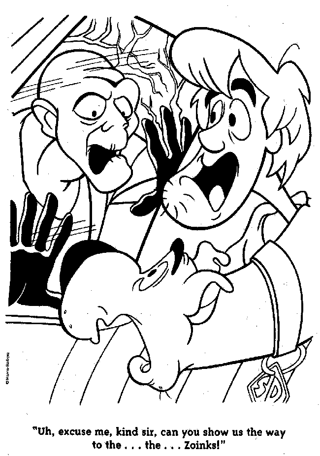Dessin à colorier: Scooby doo (Dessins Animés) #31515 - Coloriages à Imprimer Gratuits