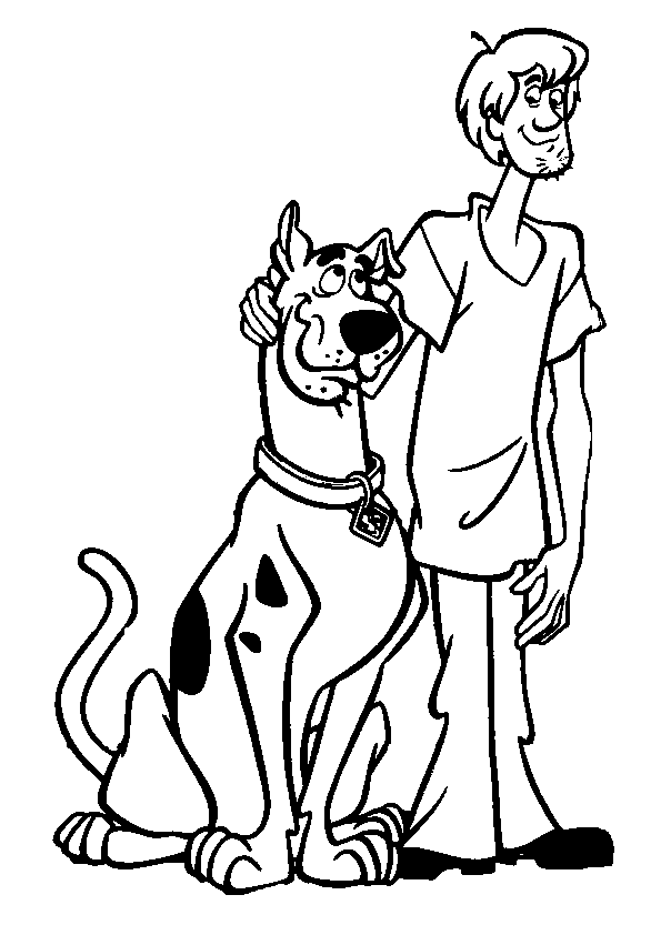 Dessin à colorier: Scooby doo (Dessins Animés) #31524 - Coloriages à Imprimer Gratuits
