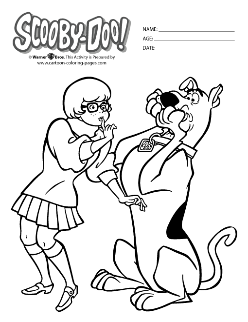 Dessin à colorier: Scooby doo (Dessins Animés) #31544 - Coloriages à Imprimer Gratuits