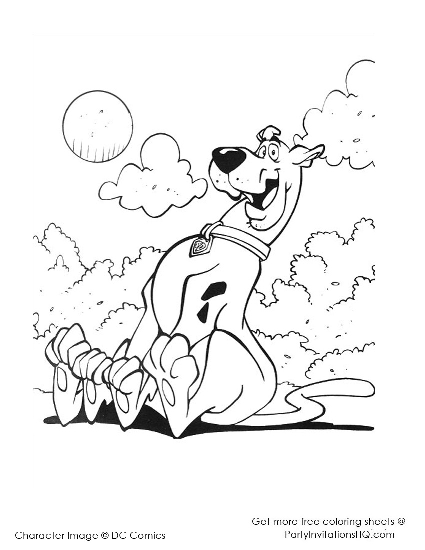 Dessin à colorier: Scooby doo (Dessins Animés) #31555 - Coloriages à Imprimer Gratuits