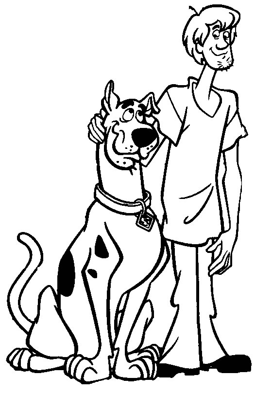 Dessin à colorier: Scooby doo (Dessins Animés) #31559 - Coloriages à Imprimer Gratuits