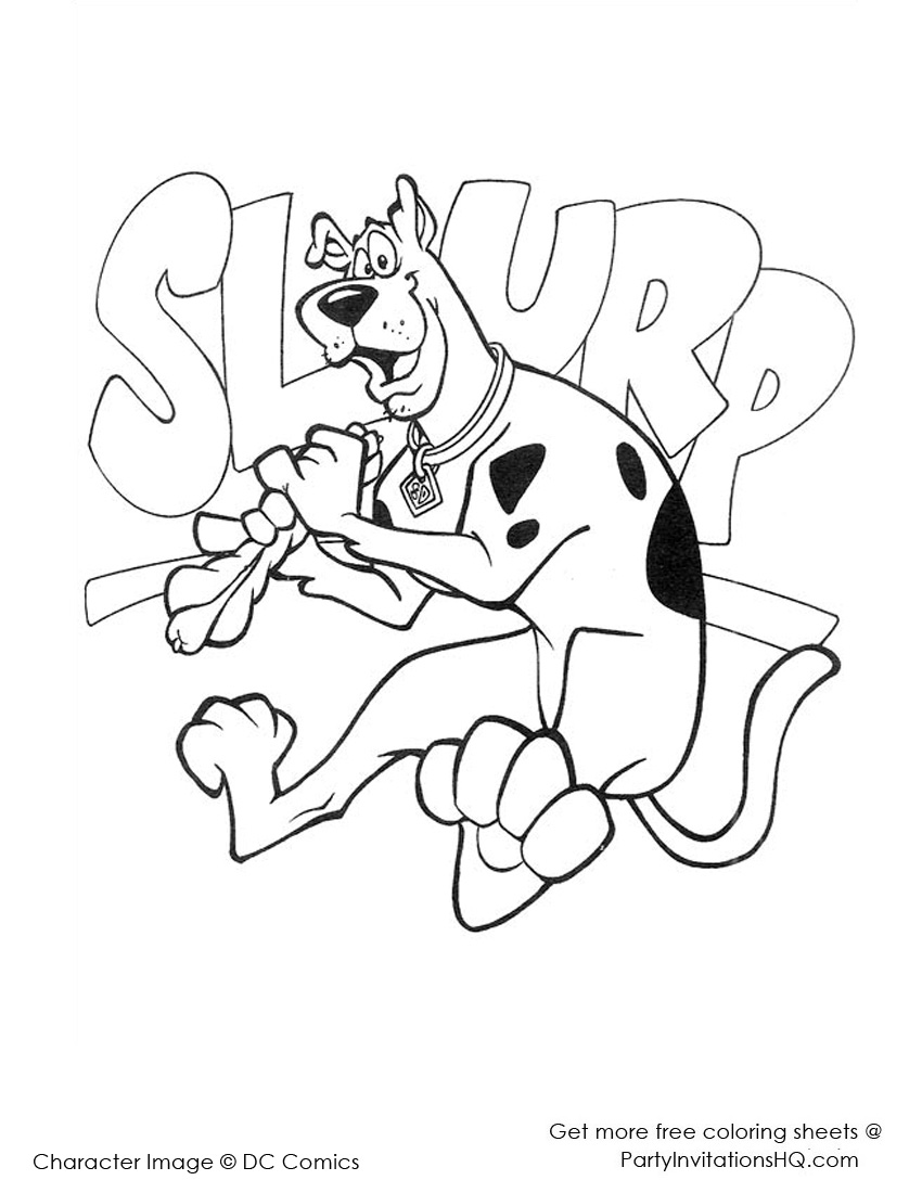 Dessin à colorier: Scooby doo (Dessins Animés) #31562 - Coloriages à Imprimer Gratuits