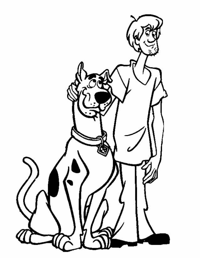 Dessin à colorier: Scooby doo (Dessins Animés) #31577 - Coloriages à Imprimer Gratuits