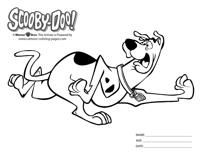 Dessin à colorier: Scooby doo (Dessins Animés) #31582 - Coloriages à Imprimer Gratuits