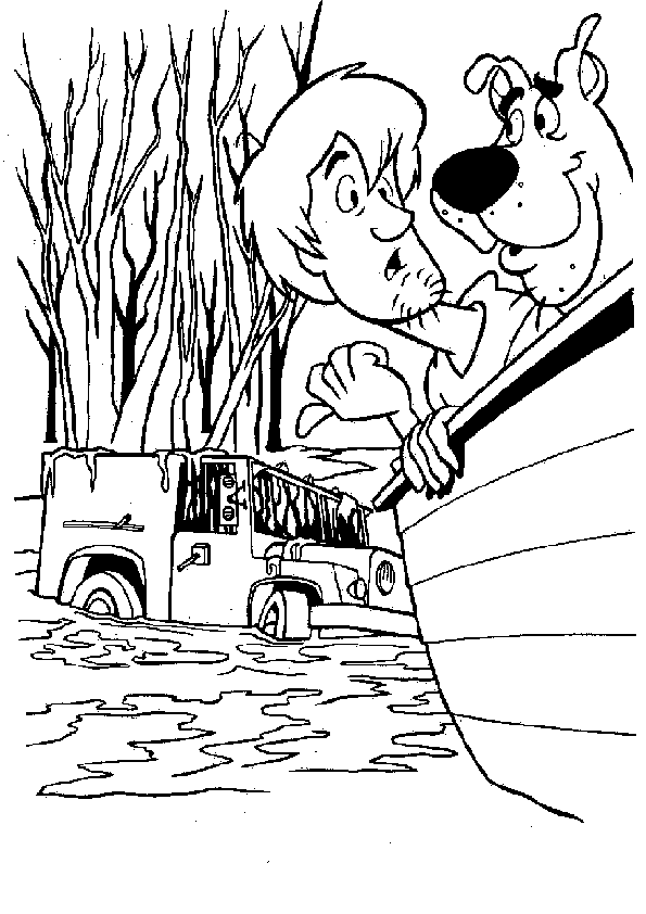 Dessin à colorier: Scooby doo (Dessins Animés) #31598 - Coloriages à Imprimer Gratuits