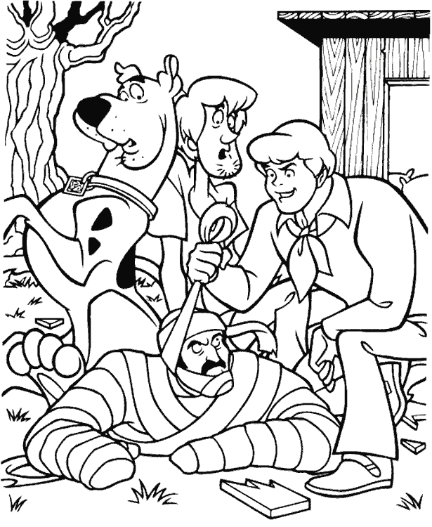 Dessin à colorier: Scooby doo (Dessins Animés) #31604 - Coloriages à Imprimer Gratuits