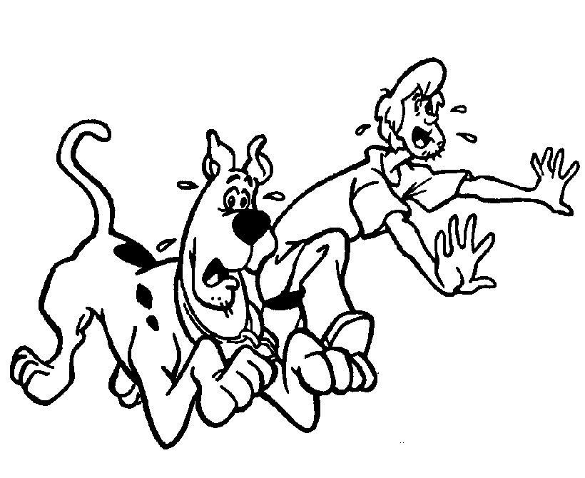 Dessin à colorier: Scooby doo (Dessins Animés) #31613 - Coloriages à Imprimer Gratuits