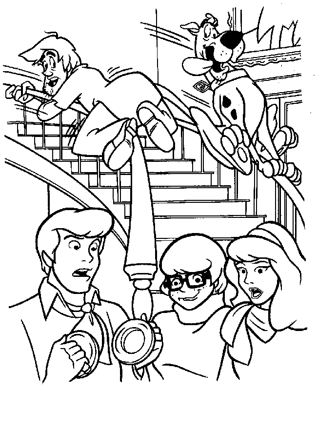 Dessin à colorier: Scooby doo (Dessins Animés) #31618 - Coloriages à Imprimer Gratuits