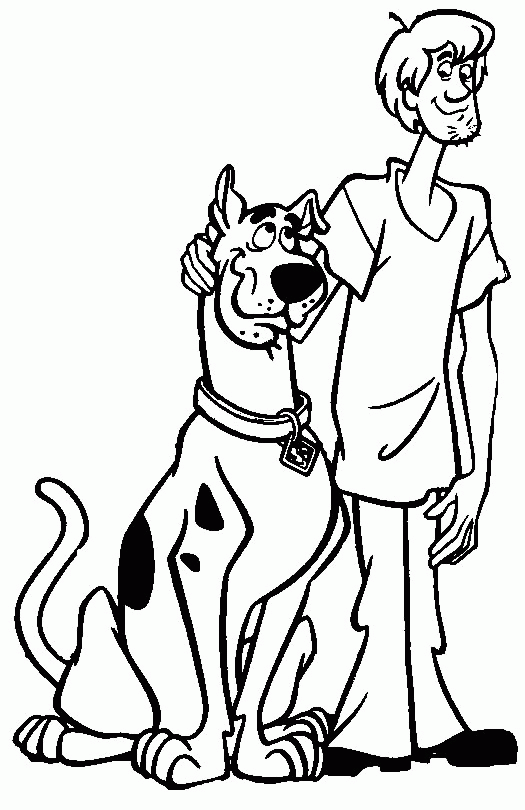 Dessin à colorier: Scooby doo (Dessins Animés) #31631 - Coloriages à Imprimer Gratuits