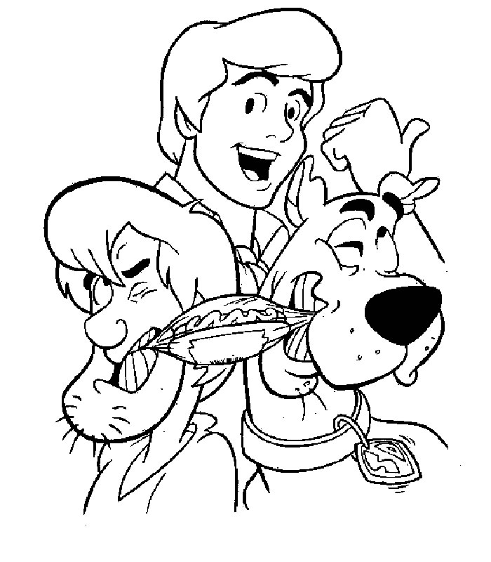 Dessin à colorier: Scooby doo (Dessins Animés) #31636 - Coloriages à Imprimer Gratuits