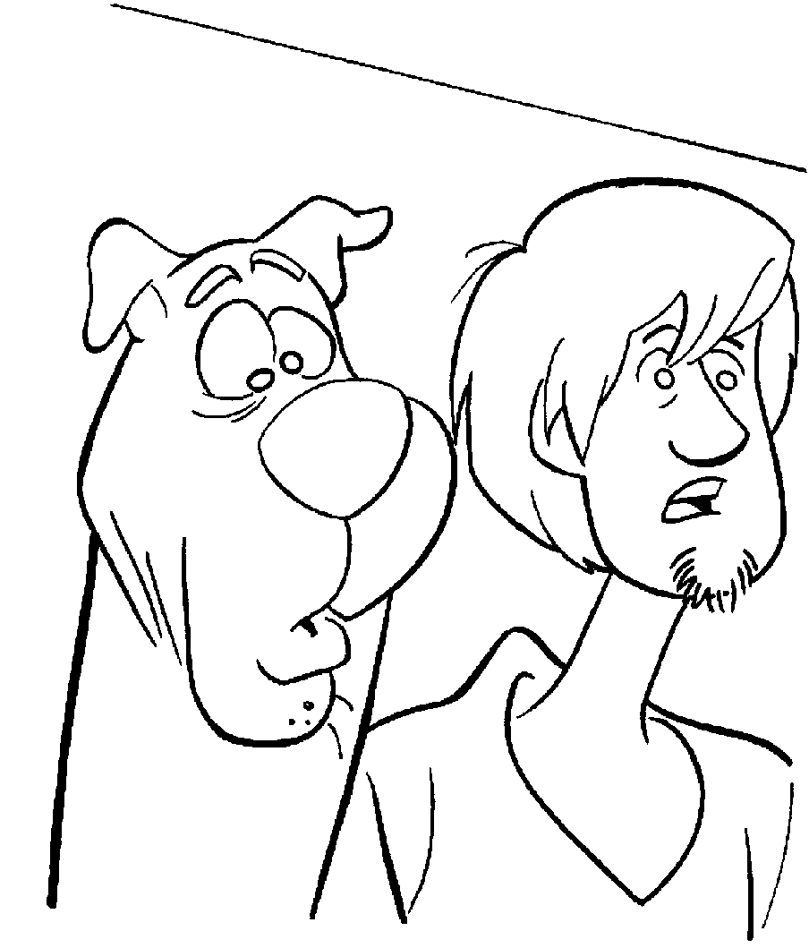 Dessin à colorier: Scooby doo (Dessins Animés) #31714 - Coloriages à Imprimer Gratuits