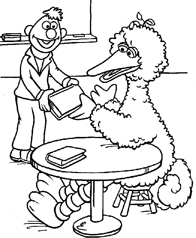 Dessin à colorier: Sesame street (Dessins Animés) #32075 - Coloriages à Imprimer Gratuits