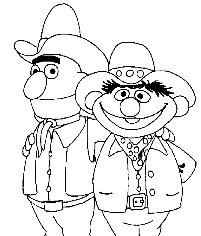 Dessin à colorier: Sesame street (Dessins Animés) #32077 - Coloriages à Imprimer Gratuits