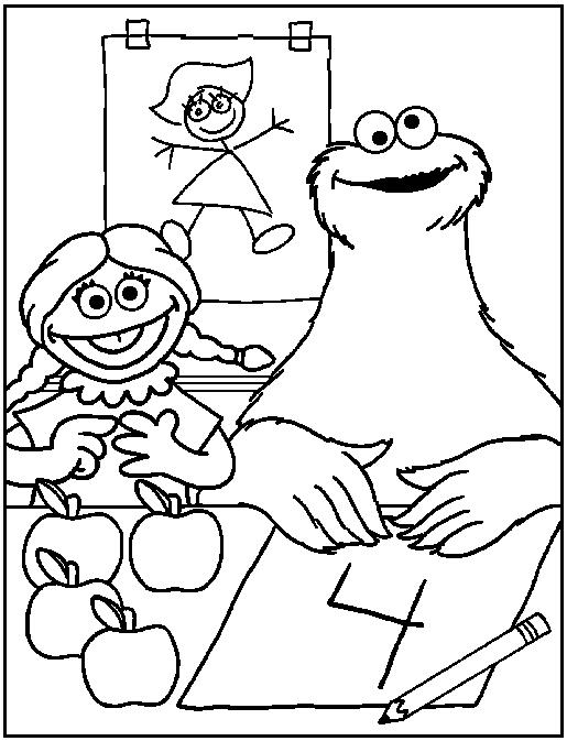 Dessin à colorier: Sesame street (Dessins Animés) #32092 - Coloriages à Imprimer Gratuits