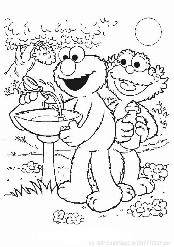 Dessin à colorier: Sesame street (Dessins Animés) #32096 - Coloriages à Imprimer Gratuits